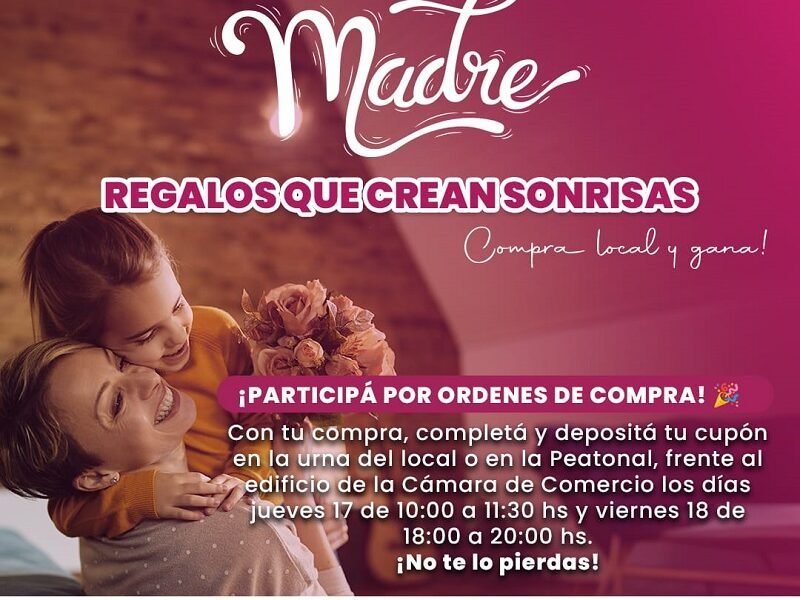 Con la campaña “Regalos que crean sonrisas”, el comercio de Resistencia se prepara para la venta por el Día de la Madre