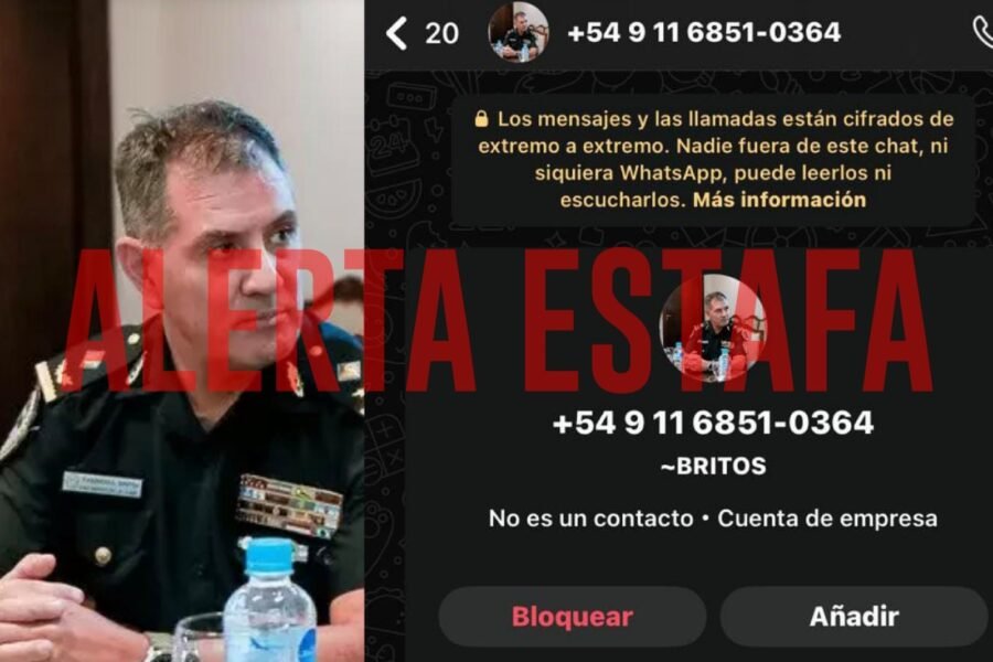 Alertan sobre intento de estafa por un falso Policía Federal mediante WhatsApp