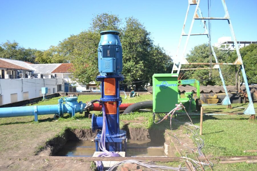 Sameep instala nuevos equipamientos en el sistema de bombeo de Resistencia