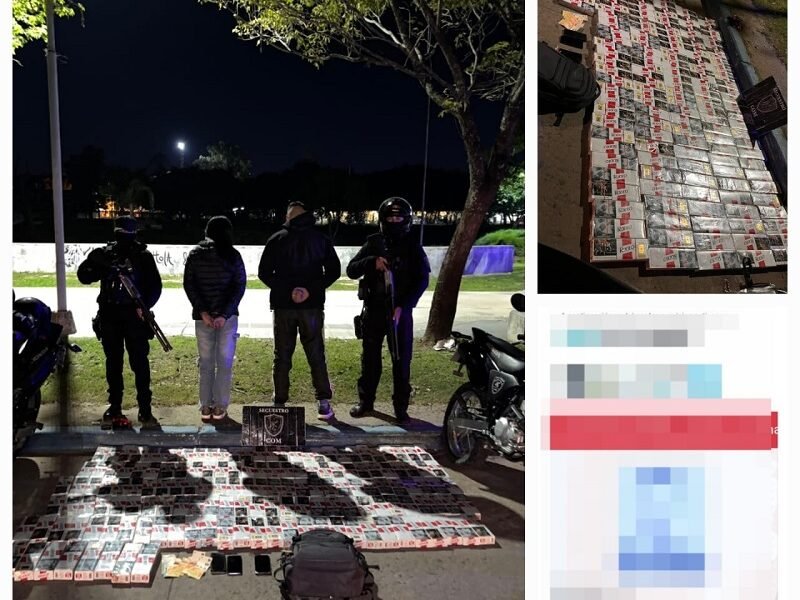 Detuvieron a dos correntinos con 150 cartones de cigarrillos de contrabando