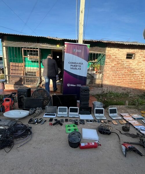 Allanamientos en Vilelas: secuestraron armas, dinero y herramientas
