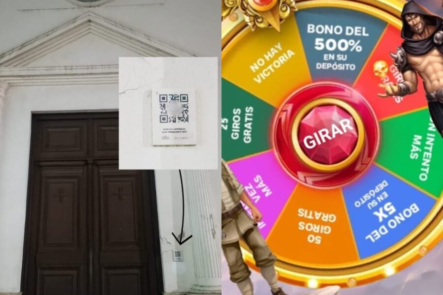 Descubrieron código QR fraudulento en la Catedral de Resistencia