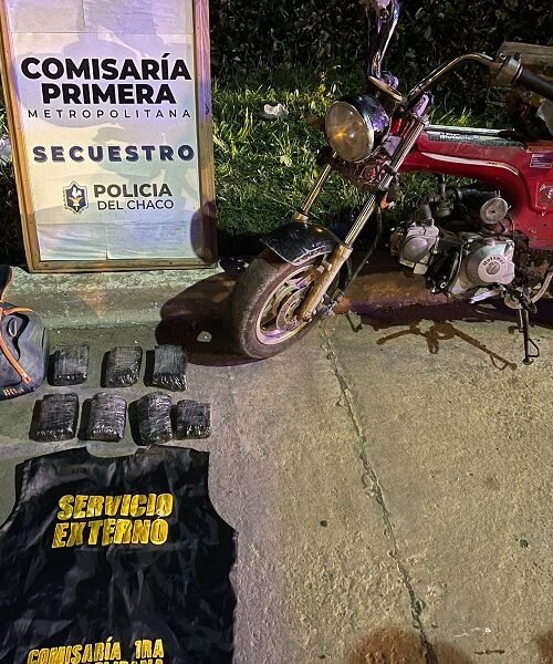 Resistencia: huyó de la policía y descartó 2,5 kilos de marihuana