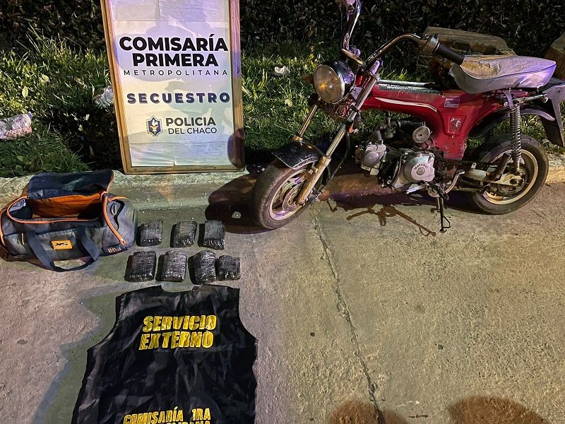 Resistencia: huyó de la policía y descartó 2,5 kilos de marihuana