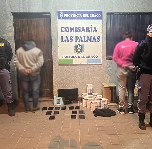 Las Palmas: detuvieron a una portera y a su pareja por el hurto de tablets y cajas de leche de un jardín