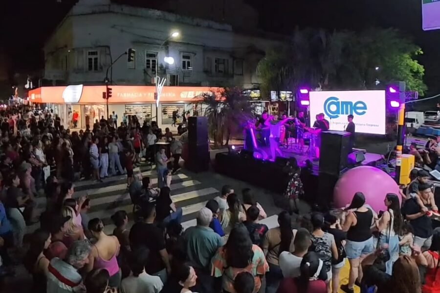 Desde la Cámara de Comercio calificaron como “éxito total” a la “Noche de las Peatonales” en Resistencia