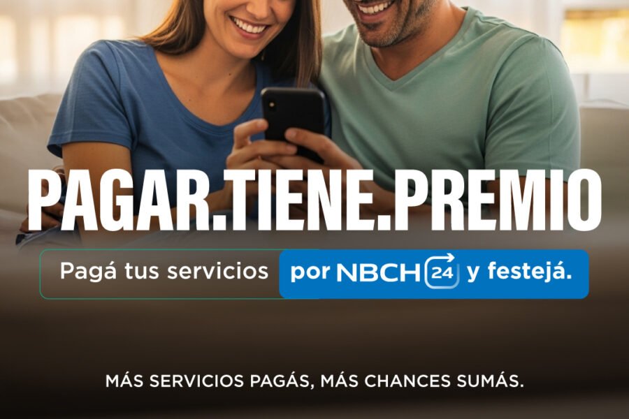Pagar servicios con la aplicación NBCH24 tiene premios