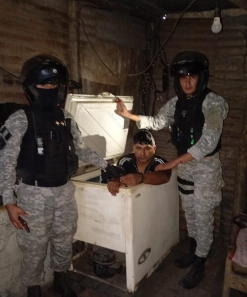 Lo recapturaron “fresco”: violó la prisión domiciliaria y lo hallaron dentro de un freezer
