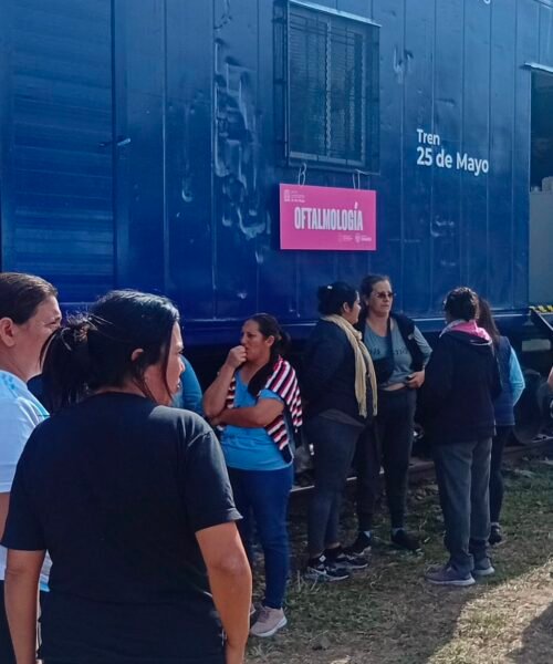 El Tren 25 de Mayo llegó a la provincia: desde este lunes se realizan operativos de servicios integrales en Hermoso Campo