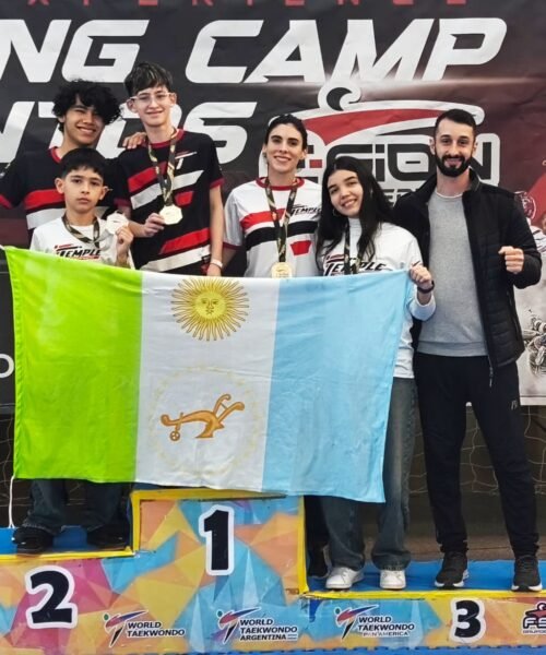 El taekwondo chaqueño brilló en Buenos Aires: la escuela Temple cosechó cuatro medallas en el Grand Prix II