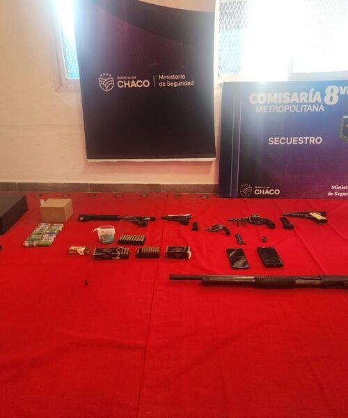 Resistencia: desbaratan una banda que acopiaba armas para robos y secuestran más de $5 millones